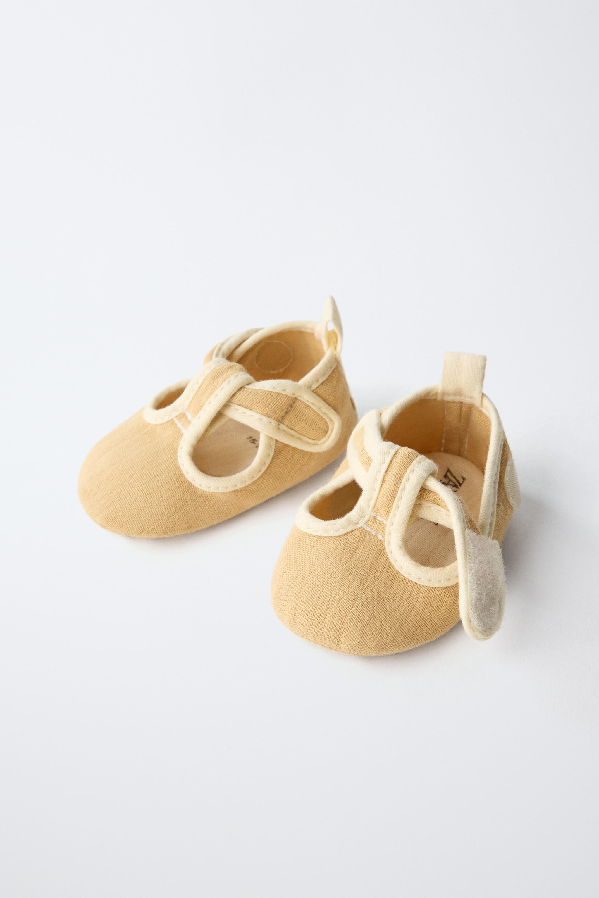 CHAUSSONS SANDALES EN COTON